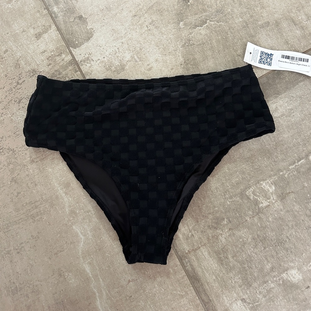 Seea Brasilia Bikini Bottom - Night Check size Large (L) 🤩🖤🕶️ NWT